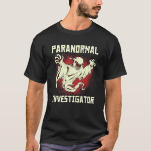 Camiseta Paranormal Investigador Fantasma Caça Paranormal E