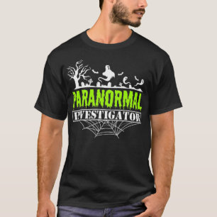 Camiseta Paranormal Investigador Fantasma Caçando Fantasma 