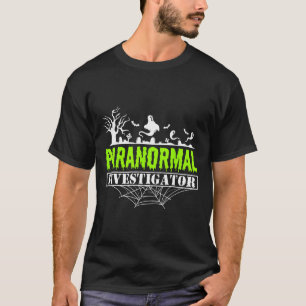 Camiseta Paranormal Investigador Fantasma Caçando Fantasma