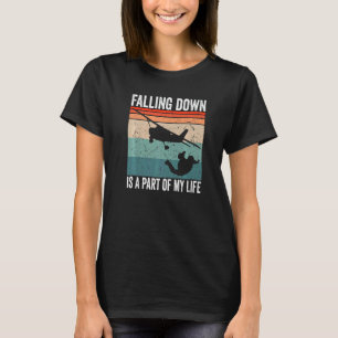 Camiseta Parapente Cair É Parte Da Minha Vida Salto