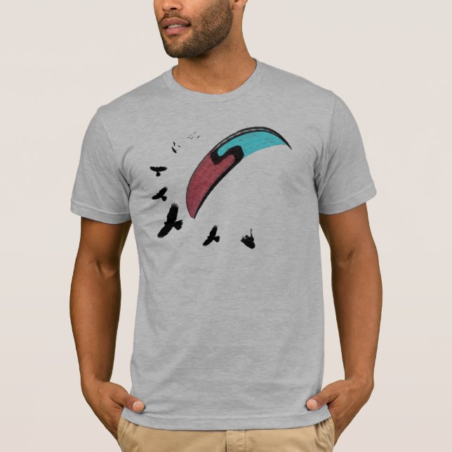 Camiseta Parapente com Buzzard (Frente)