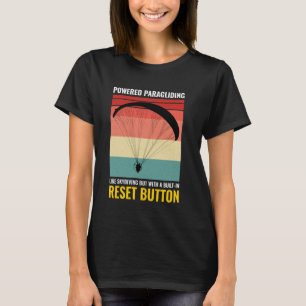 Camiseta Parapente com Parapente Powered Pilot Fl
