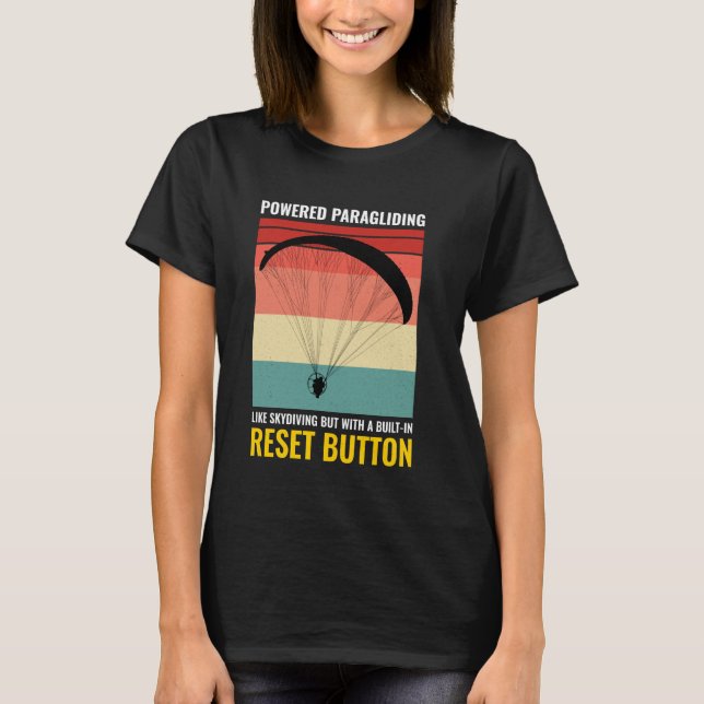 Camiseta Parapente com Parapente Powered Pilot Fl (Frente)