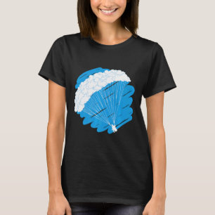 Camiseta Parapente de paraquedismo nuvem no céu