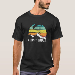 Camiseta Parapente Gráfico Simples