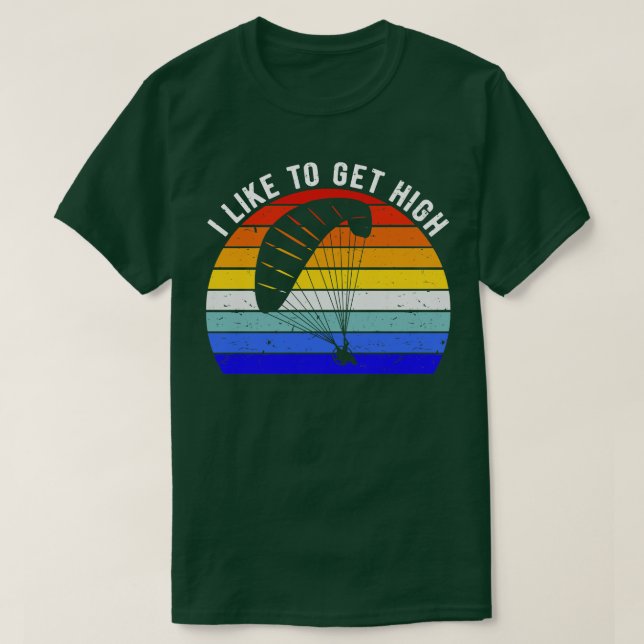 Camiseta Parapente Lover Eu Gosto De Subir (Frente do Design)