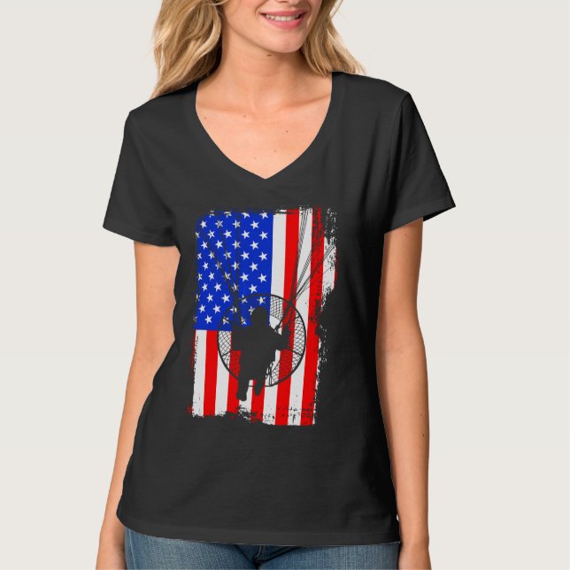 Camiseta Parapente Paramotor de Sinalizador de Parapente (Frente)