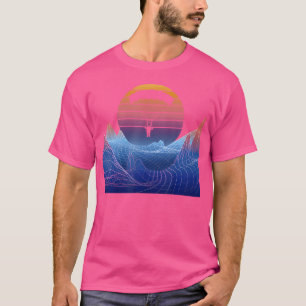 Camiseta Parapente Paraquedista Vaporwave Paraquedismo