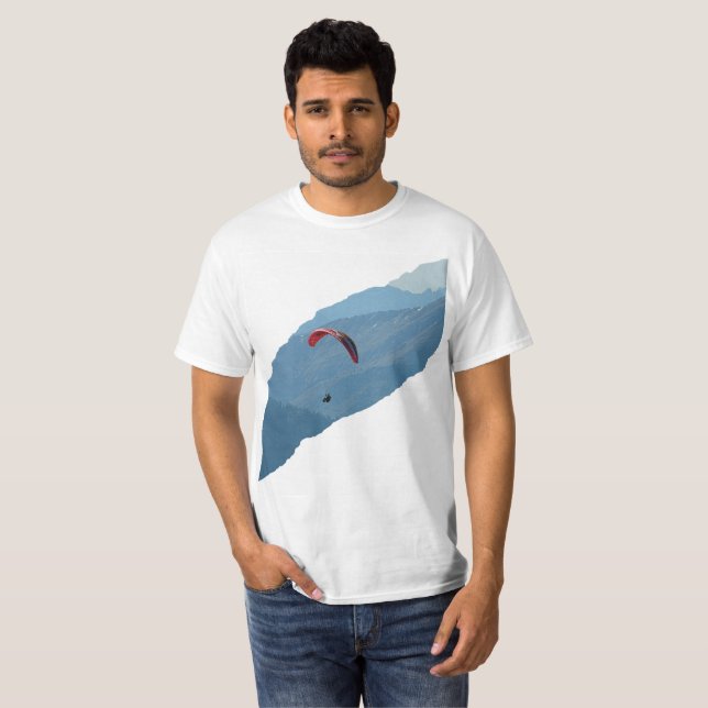 Camiseta Parapente suíço (Frente Completa)