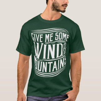 Camiseta Parapente Vento E Montanhas