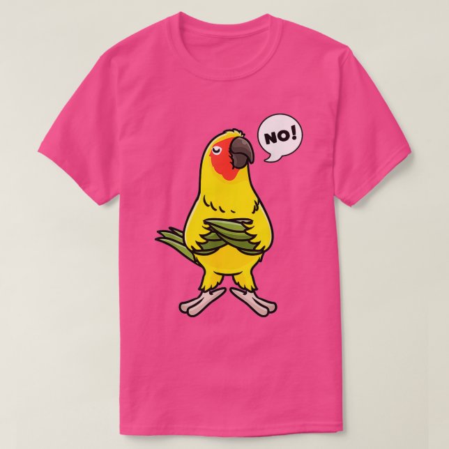 Camiseta Parapito de periquito bornento Sun (Frente do Design)