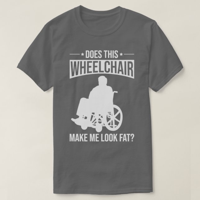 Camiseta Paraplégia Funny Paraplégia Distância das Câmaras  (Frente do Design)