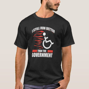Camiseta Paraplégico Para Pessoas Com Deficiência Para Util