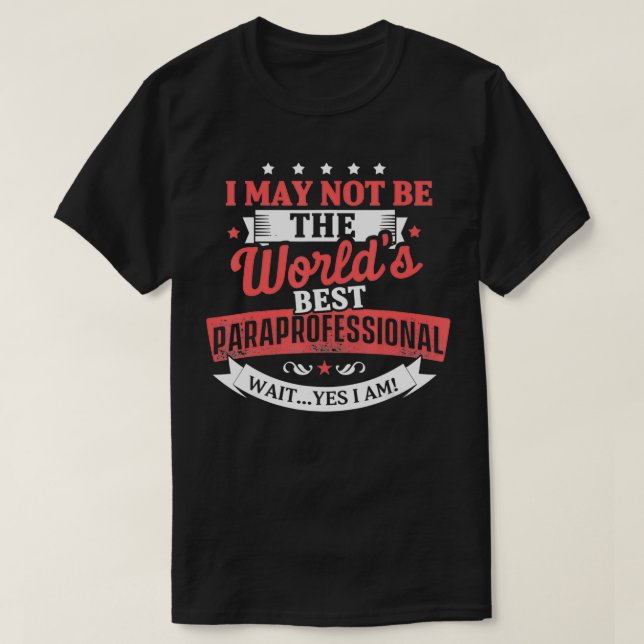 Camiseta Paraprofessionadora Melhor Professora Gostada (Frente do Design)