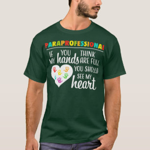 Camiseta Paraprofessional Teacher Assistant Cute School
