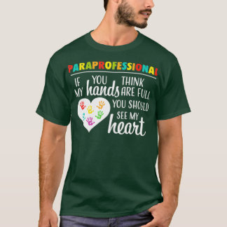 Camiseta Paraprofessional Teacher Assistant Cute School