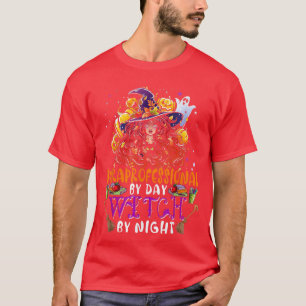 Camiseta ParaProfessionário Por Bruxa Noturna Engraçada