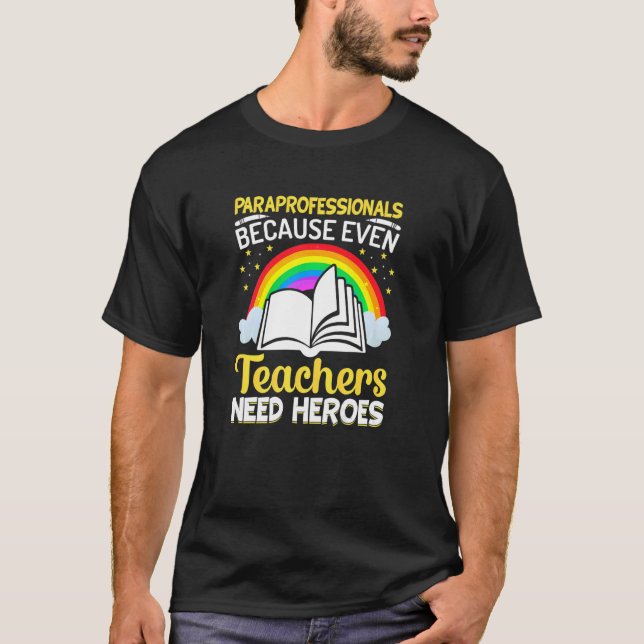 Camiseta Paraprofissionais porque até os Professores Precis (Frente)