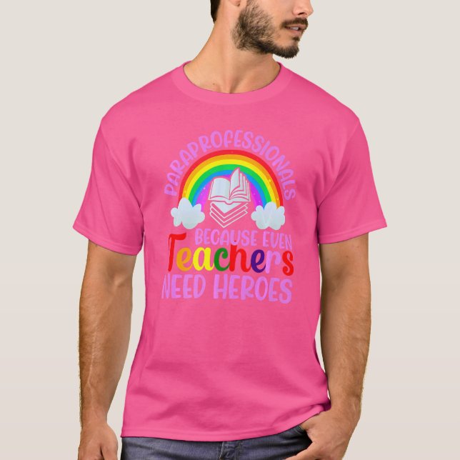 Camiseta Paraprofissionais porque até os Professores Precis (Frente)