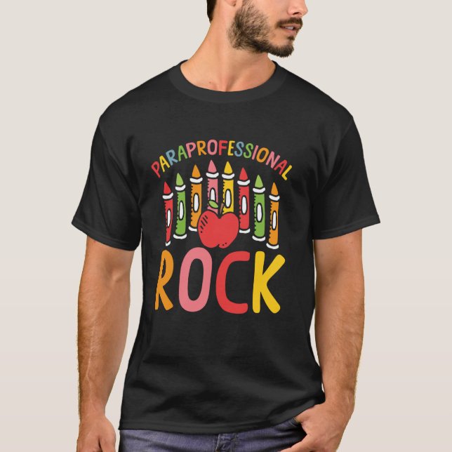 Camiseta Paraprofissionais Rock Para Educador (Frente)
