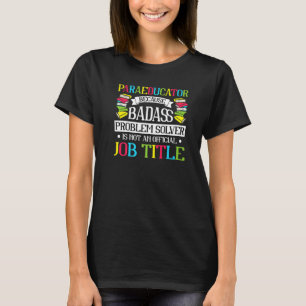 Camiseta Paraprofissional Assistente de Professores Paraedu