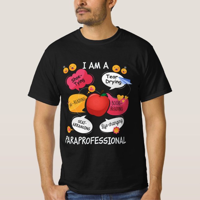 Camiseta Paraprofissional de Mudança de Vida - Parapr (Frente)