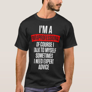 Camiseta Paraprofissional - Educador Fala Professor Gostado