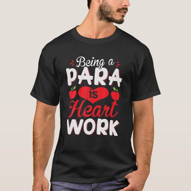 Camiseta Paraprofissional legal Para Homens Para Professora (Frente)