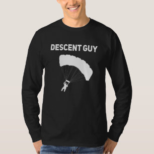 Camiseta Paraquedas de Skydiving de Cara descendente