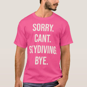 Camiseta Paraquedas E Pulverização Salta Dia Do Skydiva