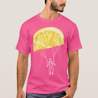 Camiseta Paraquedas Engraçado Lemons Summer Sun Skydiving