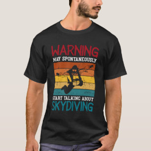 Camiseta Paraquedas Jumper Extreme Sports Skydiving Retro S