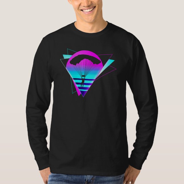 Camiseta Paraquedas Paraglide Retro Vint (Frente)