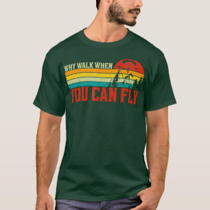 Camiseta Paraquedas Paraquedas do Skydiver Paraqueando Para