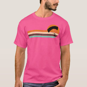 Camiseta Paraquedas Silhouette Logotipo Skydiver Skydiving
