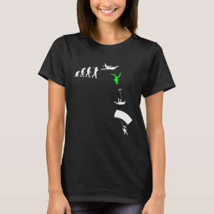 Camiseta Paraquedas Skydiva Livre Cabeça para Baixo