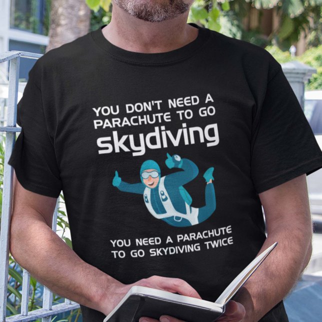 Camiseta Paraquedas Skydiving (Criador carregado)