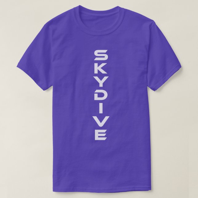 Camiseta Paraquedas Skydiving Skydiver Skydive (Frente do Design)