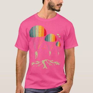 Camiseta Paraquedismo Colorido Para Paraquedismo