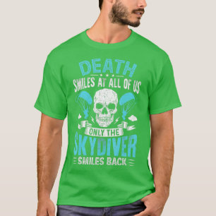Camiseta Paraquedismo Da Morte Smilha No Skydiving Skydiver