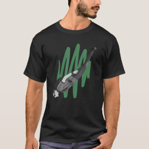 Camiseta Paraquedismo de Voo de Cabeça Para Baixo