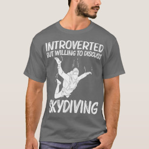 Camiseta Paraquedismo Engraçado Para Homens Mulheres Paraqu