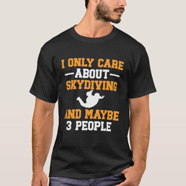 Camiseta Paraquedismo Para Skydiving (Frente)
