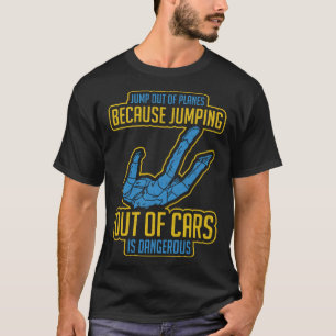 Camiseta Paraquedismo Salto De Aviões Ideia 1