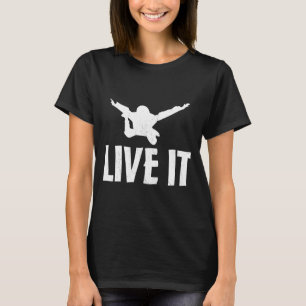 Camiseta Paraquedismo Skydiving ao Vivo