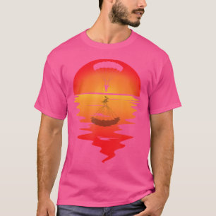 Camiseta Paraquedismo Sunset Parachutist Skydiver Skydiving