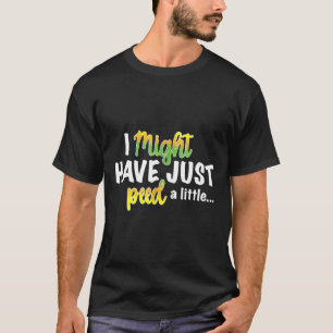 Camiseta Paraquedismo Talvez Eu Tenha Acabado De Fazer Xixi