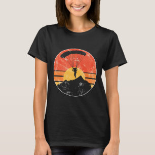 Camiseta Paraquedismo Vintage Parapente Premium