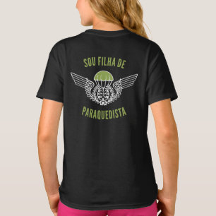 Camiseta Paraquedista Português da Família Correspondente