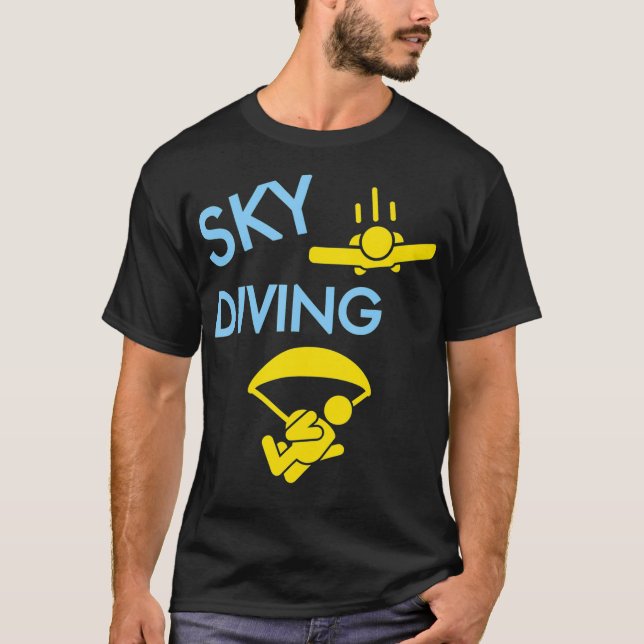 Camiseta Paraquedista Skydiving Skydive (Frente)